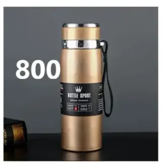 800ML Golden Steel Kids Water Bottle