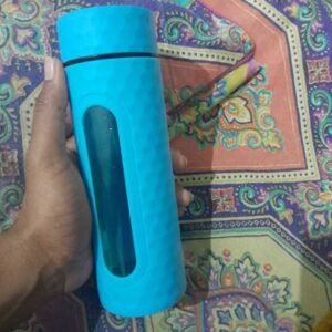 Blue 650 ml heat resistent water bottle