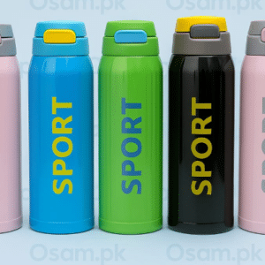 500ml Sport Thermos Water Bottle With Straw