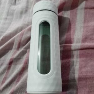 white 650 ml heat resistent water bottle for you