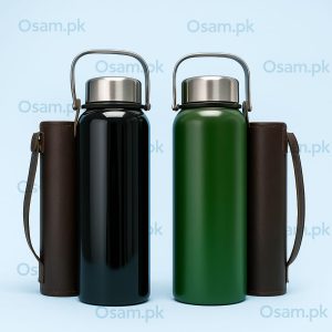 Leather Pouch Water Bottle
