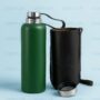 Leather Pouch Water Bottle